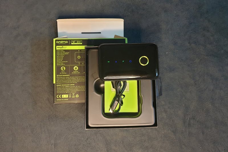 Oraimo mifi router out of box