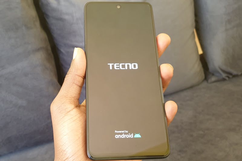 Tecno Camon 19 powering on