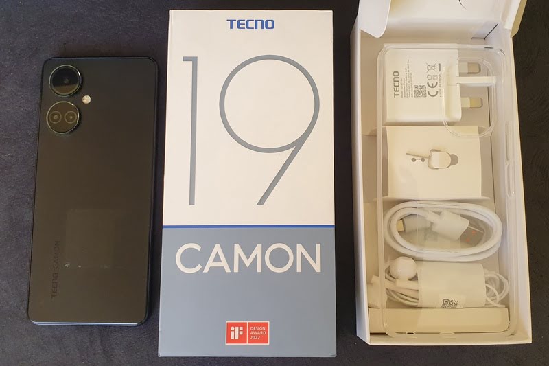 Tecno Camon 19 with box and accessories