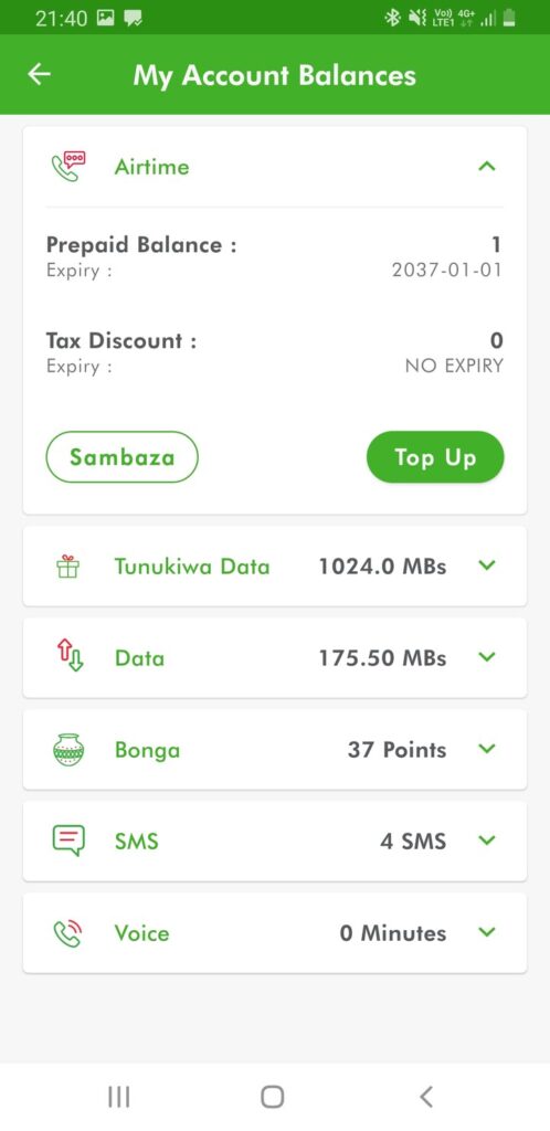 Mysafaricom check balances