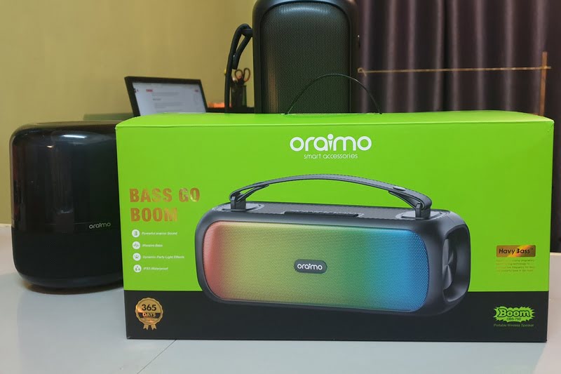 Oraimo Boom packaging