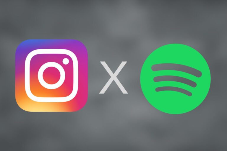 instagram and spotify logos