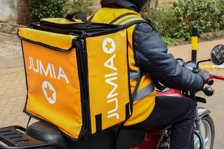 Delivery motorbike rider jumia