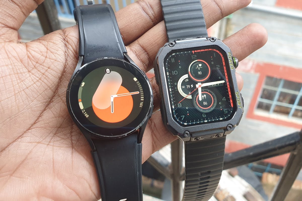 Samsung Watch4 and Oraimo Nova V